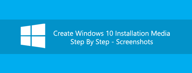 create windows 10 installation media